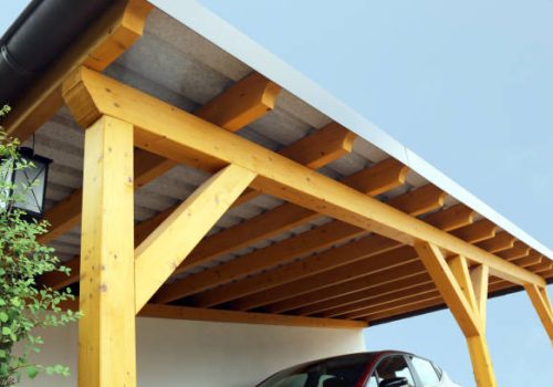High-quality wooden carport High-quality wooden carport